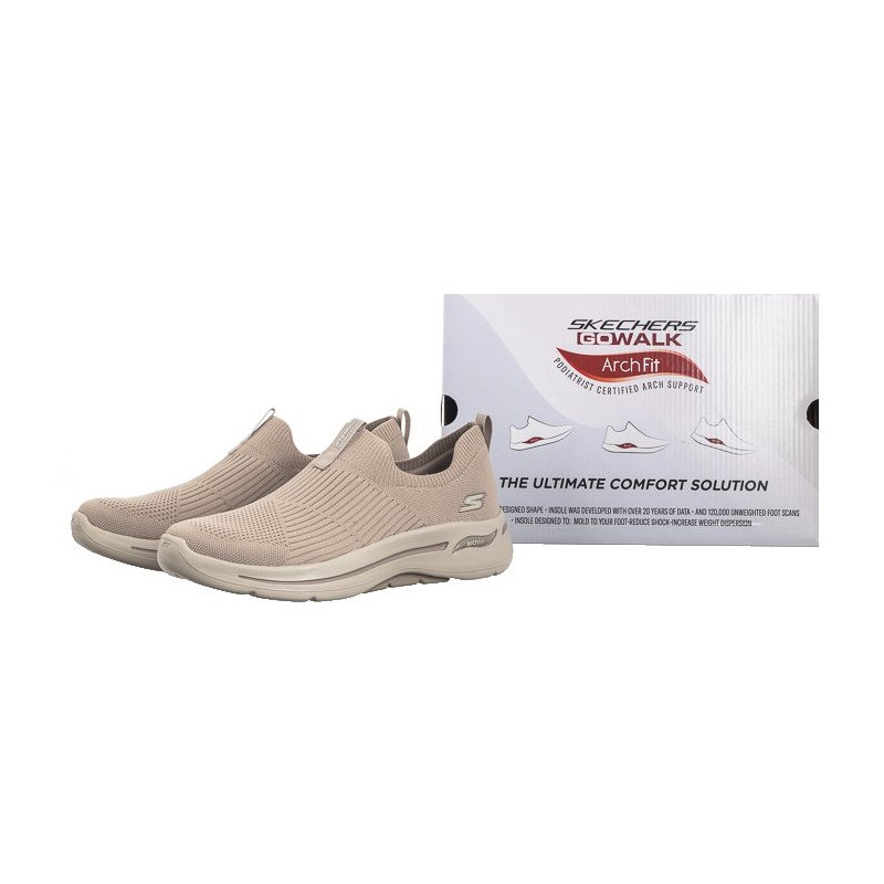 Skechers Go Walk Arch Fit Taupe 124409/TPE (SK148-b) spordijalatsid