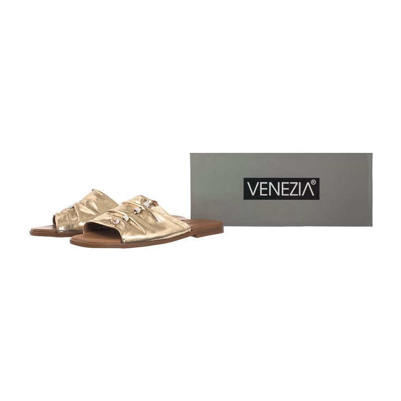 Venezia Złote 0013170 Gold (VE780-a) Sieviešu apavi/Flip Flops