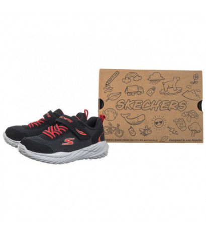 Skechers Nitro Sprint Black/Red 407308N/BKRD (SK181-a) spordijalatsid