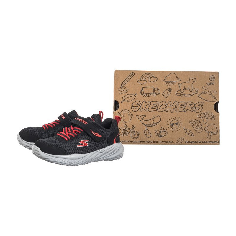 Skechers Nitro Sprint Black/Red 407308N/BKRD (SK181-a) spordijalatsid