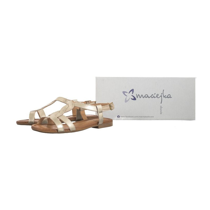 Maciejka Złote 06568-25/00-5 (MA1223-a) sandals