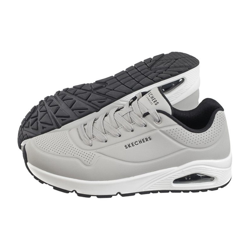 Skechers Uno Stand On Air Gray/Blk 52458/LGBK (SK153-b) spordijalatsid