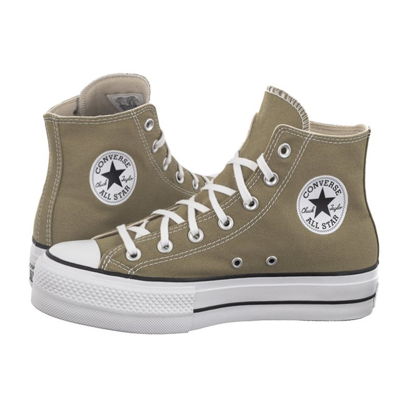 Converse CTAS Lift Hi Mossy Sloth/White/Black A07571C (CO626-c) apavi