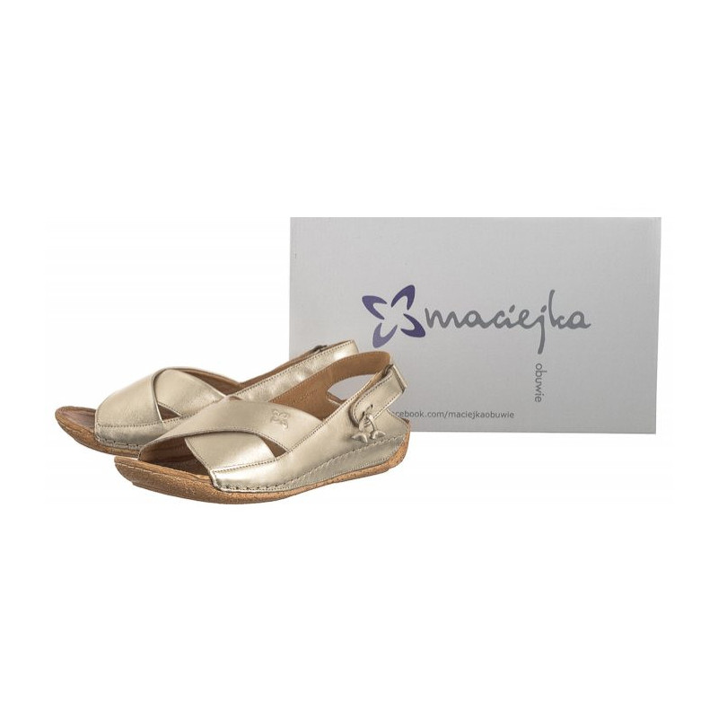 Maciejka Złote 00994-64/00-5 (MA1236-a) sandals