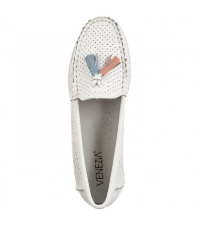 Venezia Białe Ażurowe FTG210621B White (VE777-b) shoes