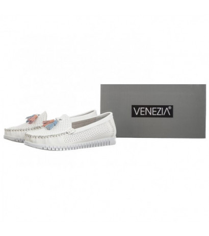 Venezia Białe Ażurowe FTG210621B White (VE777-b) batai