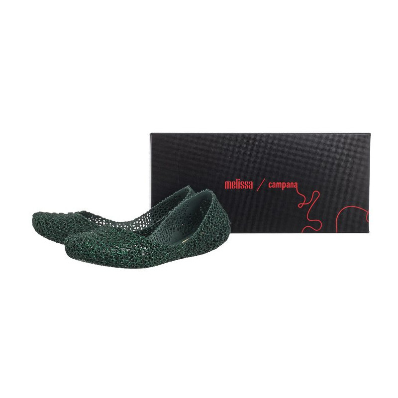 Melissa Campana Papel VII AD 31512/54062 Green Glitter (ML11-m) ballerinas