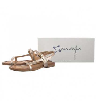 Maciejka Złote 06648-25/00-5 (MA1238-a) sandals