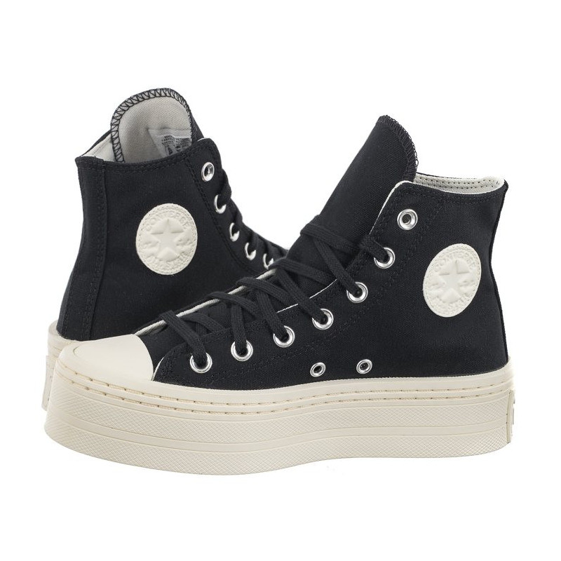 Converse CTAS Modern Lift Hi Black/Black/Egret A06141C (CO691-a) kurpes