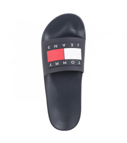 Tommy Hilfiger Jeans Pool Slide Ess Dark Night Navy EN0EN01191 C1G (TH1115-a) čības