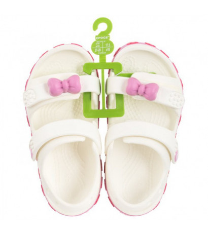 Crocs Crocband Cruiser Pet Sandal White/Pink Tweed 210030-1NG (CR335-a) sandalai