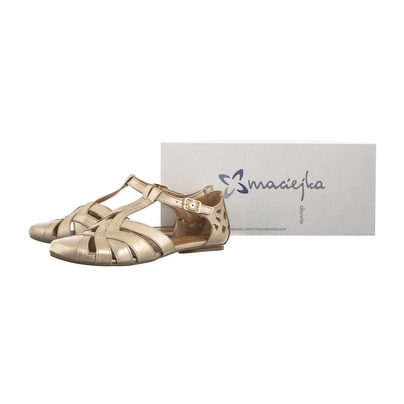 Maciejka Złote 06645-25/00-5 (MA1245-a) sandals