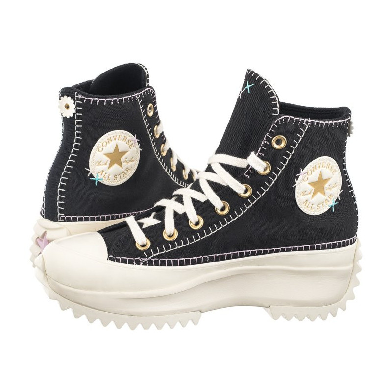 Converse Run Star Hike Hi Black/Egret/Gold A08733C (CO694-a) apavi