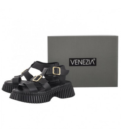 Venezia Czarne 170GM03 03 Black (VE784-a) kurpes