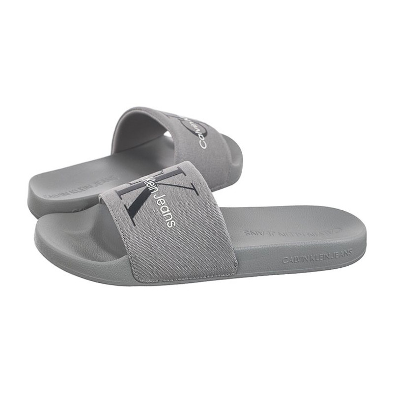 Calvin Klein Slide Monogram Co Formal Grey/Mushroom YM0YM00061 0IP (CK287-c) šlepetės