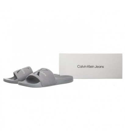 Calvin Klein Slide Monogram Co Formal Grey/Mushroom YM0YM00061 0IP (CK287-c) šlepetės