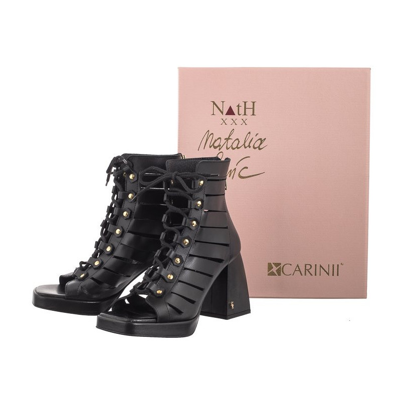 Carinii Czarne B9548-E50-000-000-E95 (CI767-a) shoes