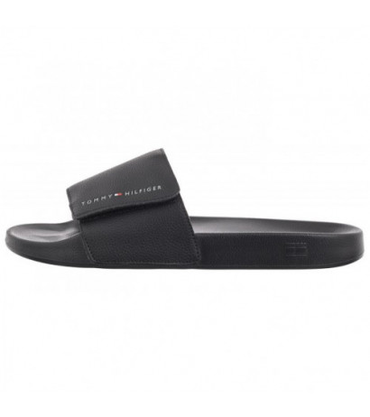 Tommy Hilfiger Strappy Hilfiger Pool Slide Black FM0FM05095 BDS (TH1120-a) čības