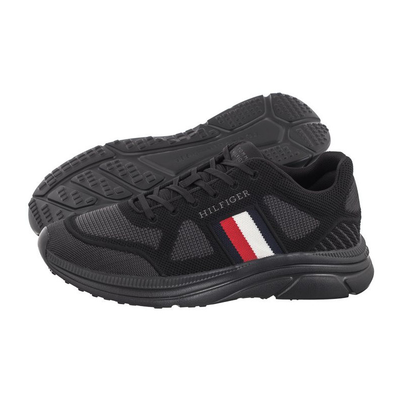 Tommy Hilfiger Modern Runner Knit Evo Ess Black FM0FM05245 BDS (TH1121-a) sportiniai bateliai