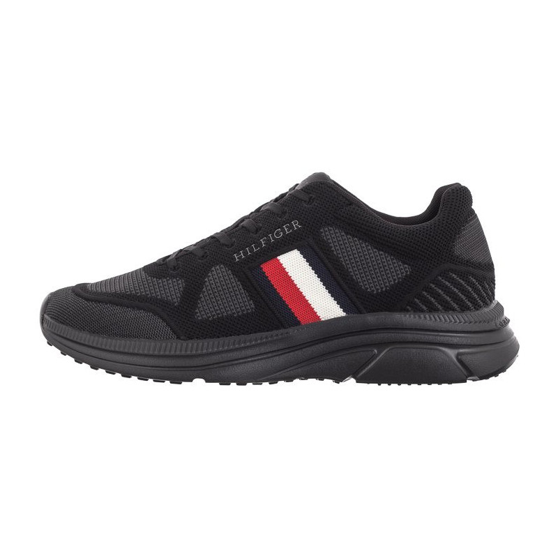 Tommy Hilfiger Modern Runner Knit Evo Ess Black FM0FM05245 BDS (TH1121-a) sportiniai bateliai