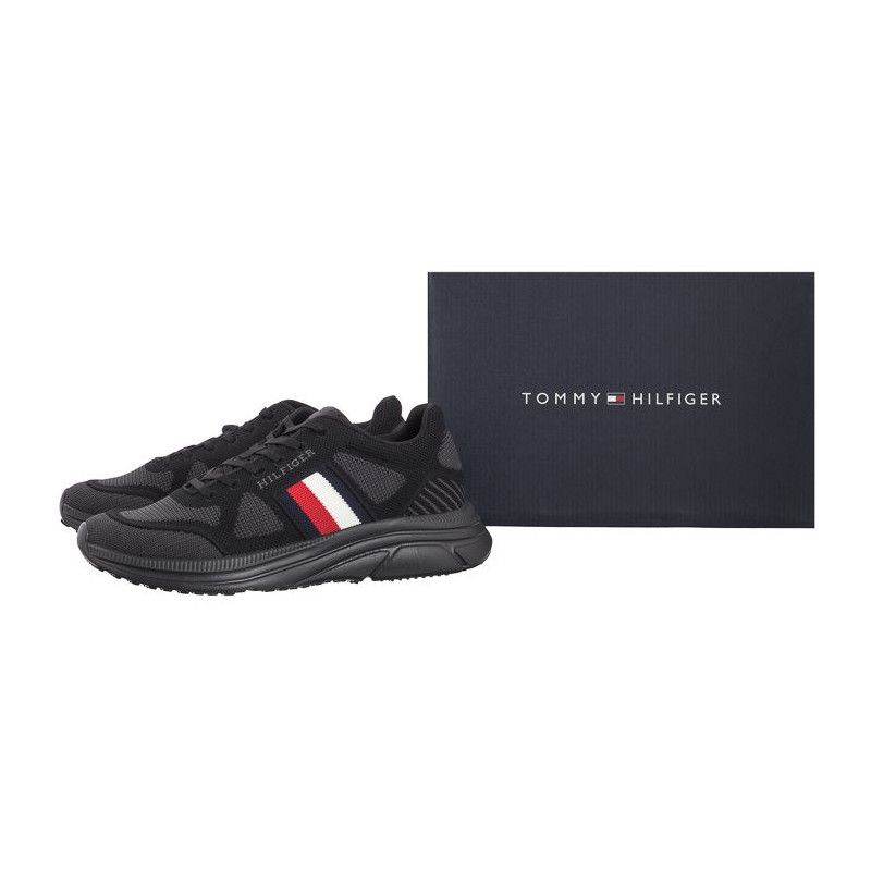 Tommy Hilfiger Modern Runner Knit Evo Ess Black FM0FM05245 BDS (TH1121-a) sportiniai bateliai