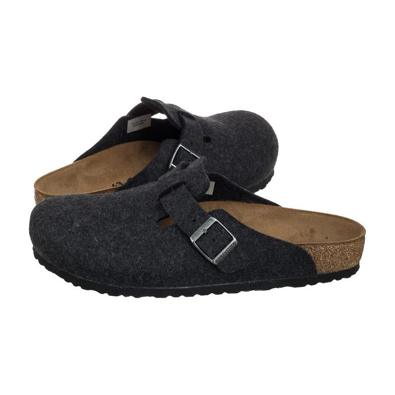 Birkenstock Boston BS Anthracite 0160371 (BK78-a) čības