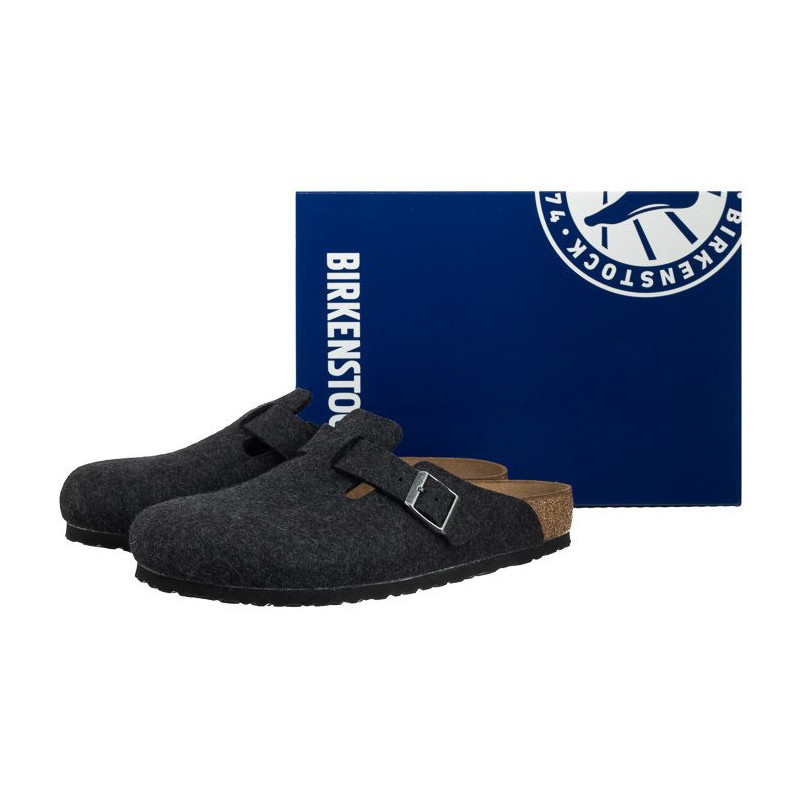 Birkenstock Boston BS Anthracite 0160371 (BK78-a) čības