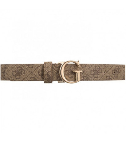 Guess Noelle Logo Adj Pant Belt BW7862 P3430 Latte Logo (GU612-a) belt