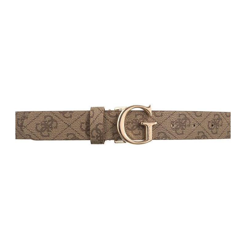 Guess Noelle Logo Adj Pant Belt BW7862 P3430 Latte Logo (GU612-a) diržas