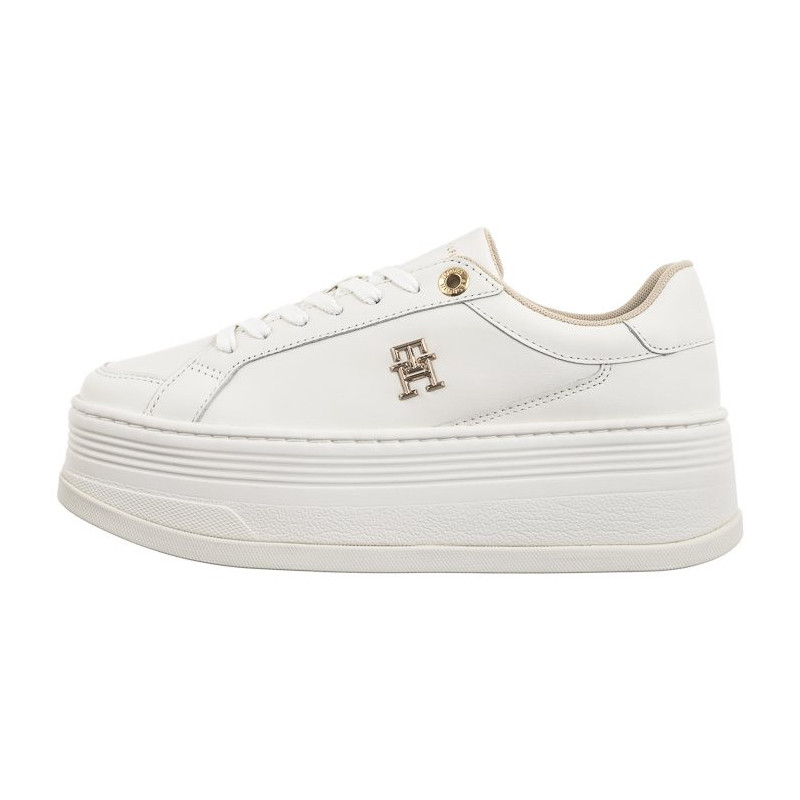 Tommy Hilfiger TH Platform Sneaker Lthr FW0FW08209 YBL Ecru (TH1128-a) sportiniai bateliai