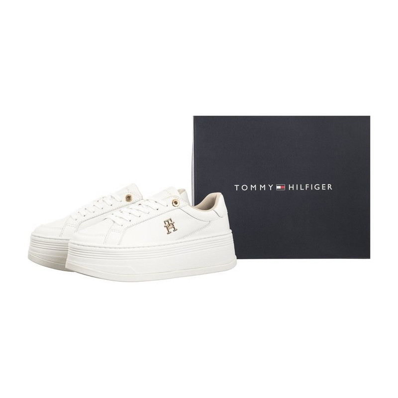 Tommy Hilfiger TH Platform Sneaker Lthr FW0FW08209 YBL Ecru (TH1128-a) sportiniai bateliai