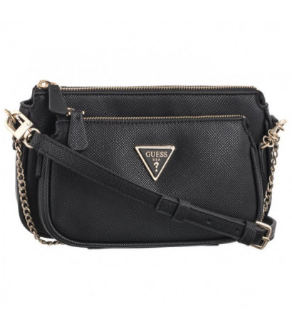 Guess Noelle Dbl Pouch Crossbody HWZG78 79710 Black (GU515-d) handbag