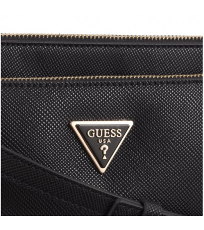 Guess Noelle Dbl Pouch Crossbody HWZG78 79710 Black (GU515-d) handbag