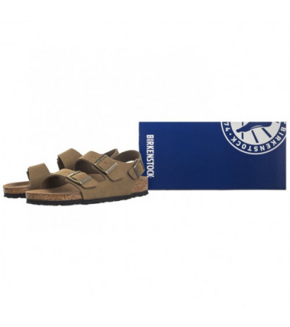 Birkenstock Milano BS Soft Birki Vegan Pine Green 1028695 (BK274-a) sandalai