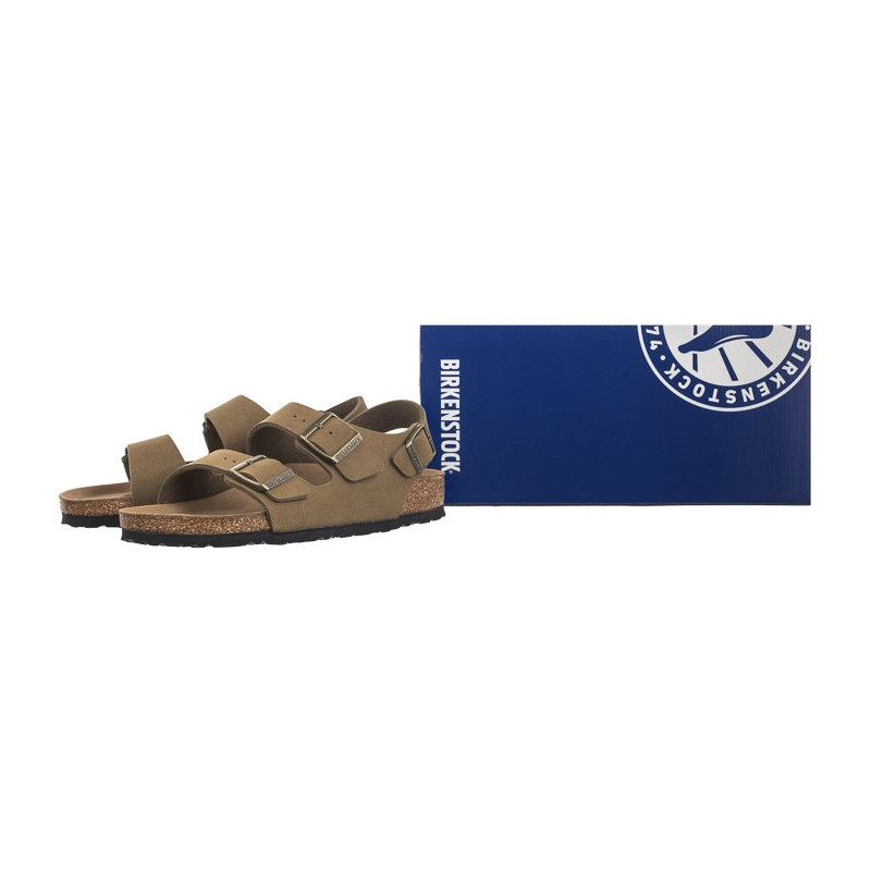 Birkenstock Milano BS Soft Birki Vegan Pine Green 1028695 (BK274-a) sandalai