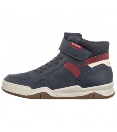 Geox J Perth B. F - Wax.Syn+Nylon Navy/Dk Red J367RF 0MEFU C4244 (GE178-a) sporta apavi