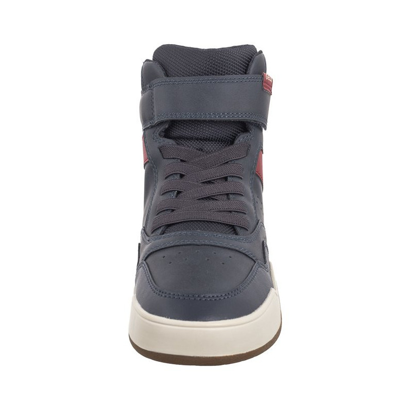 Geox J Perth B. F - Wax.Syn+Nylon Navy/Dk Red J367RF 0MEFU C4244 (GE178-a) sporta apavi