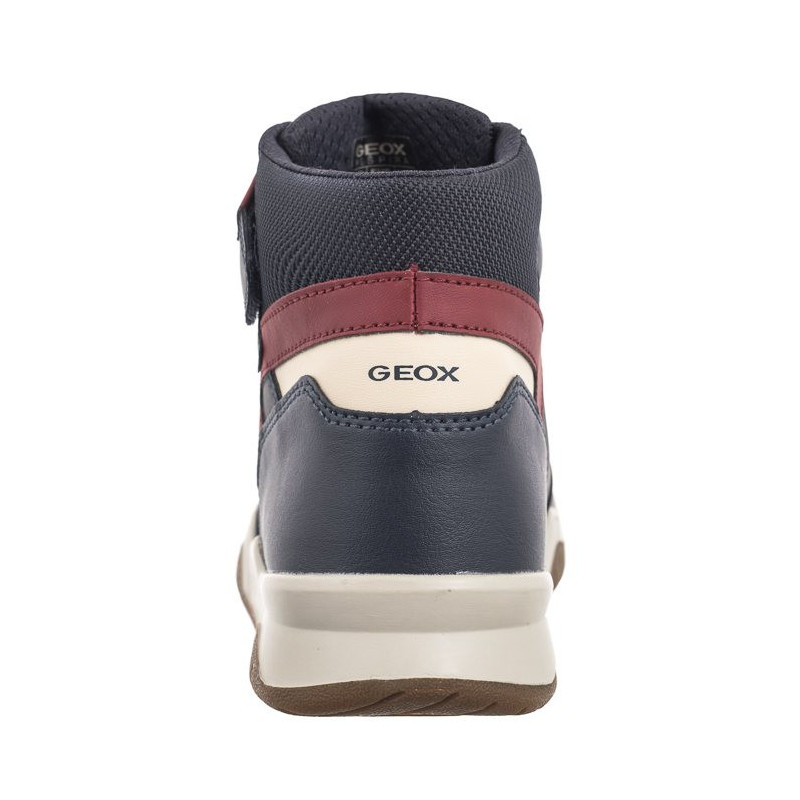 Geox J Perth B. F - Wax.Syn+Nylon Navy/Dk Red J367RF 0MEFU C4244 (GE178-a) sporta apavi