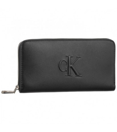 Calvin Klein Sculpted Zip Around Deboss Black K60K612743 BEH (CK539-a) rokassoma