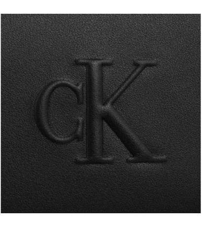 Calvin Klein Sculpted Zip Around Deboss Black K60K612743 BEH (CK539-a) rankinė