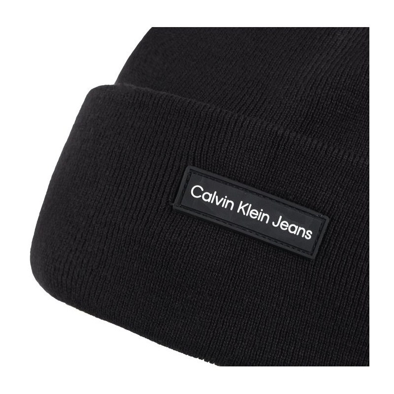 Calvin Klein Inst Patch Beanie Black K50K512142 BEH (CK538-a) cap