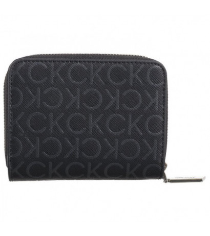 Calvin Klein CK Must MD Zip Around Mono Black Monogram Pu K60K612433 0GM (CK537-a) rokassoma