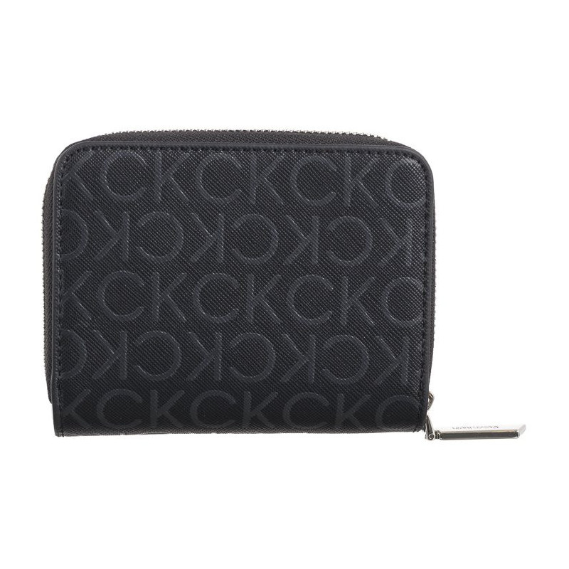 Calvin Klein CK Must MD Zip Around Mono Black Monogram Pu K60K612433 0GM (CK537-a) rokassoma