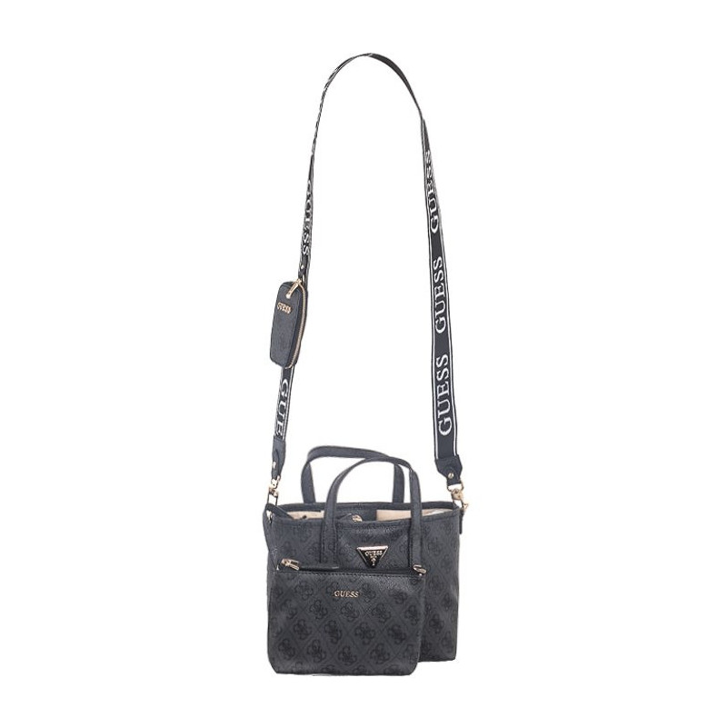 Guess Latona Mini Tote HWSG92 11750 Coal Logo (GU621-b) rankinė