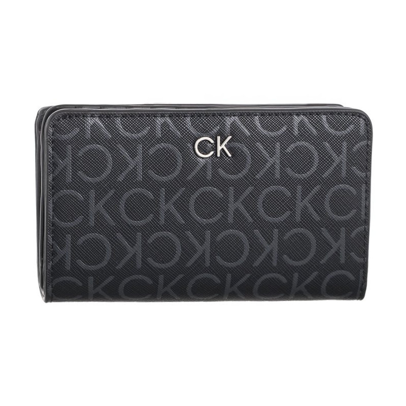 Calvin Klein CK Daily MD Bifold Mono Black Monogram Pu K60K612683 0GM (CK535-a) handbag