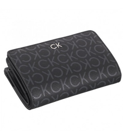 Calvin Klein CK Daily MD Bifold Mono Black Monogram Pu K60K612683 0GM (CK535-a) handbag