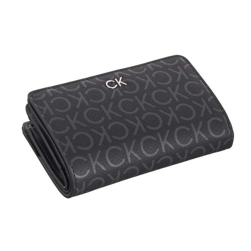 Calvin Klein CK Daily MD Bifold Mono Black Monogram Pu K60K612683 0GM (CK535-a) käekott