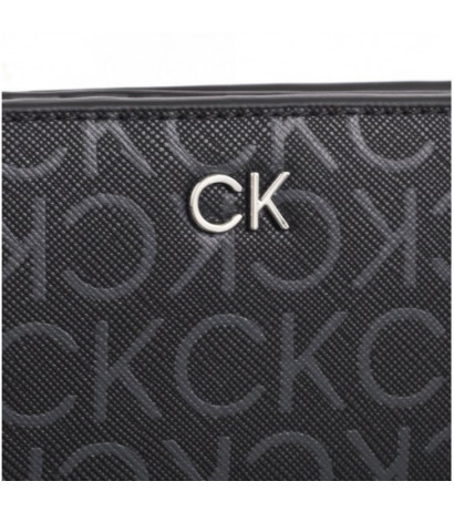 Calvin Klein CK Daily MD Bifold Mono Black Monogram Pu K60K612683 0GM (CK535-a) handbag