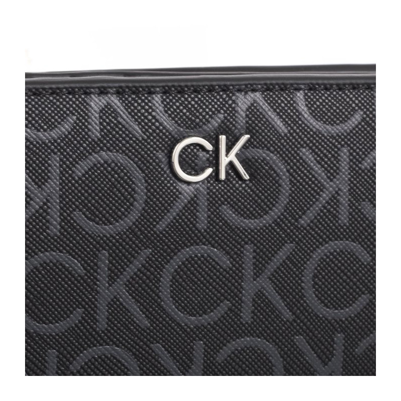 Calvin Klein CK Daily MD Bifold Mono Black Monogram Pu K60K612683 0GM (CK535-a) handbag