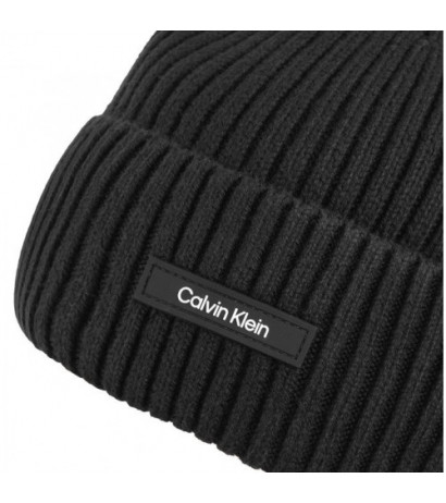 Calvin Klein Classic Cotton Rib Beanie Ck Black K50K512362 BEH (CK540-a) kepurė